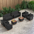 Outdoor Wicker Conversation Set