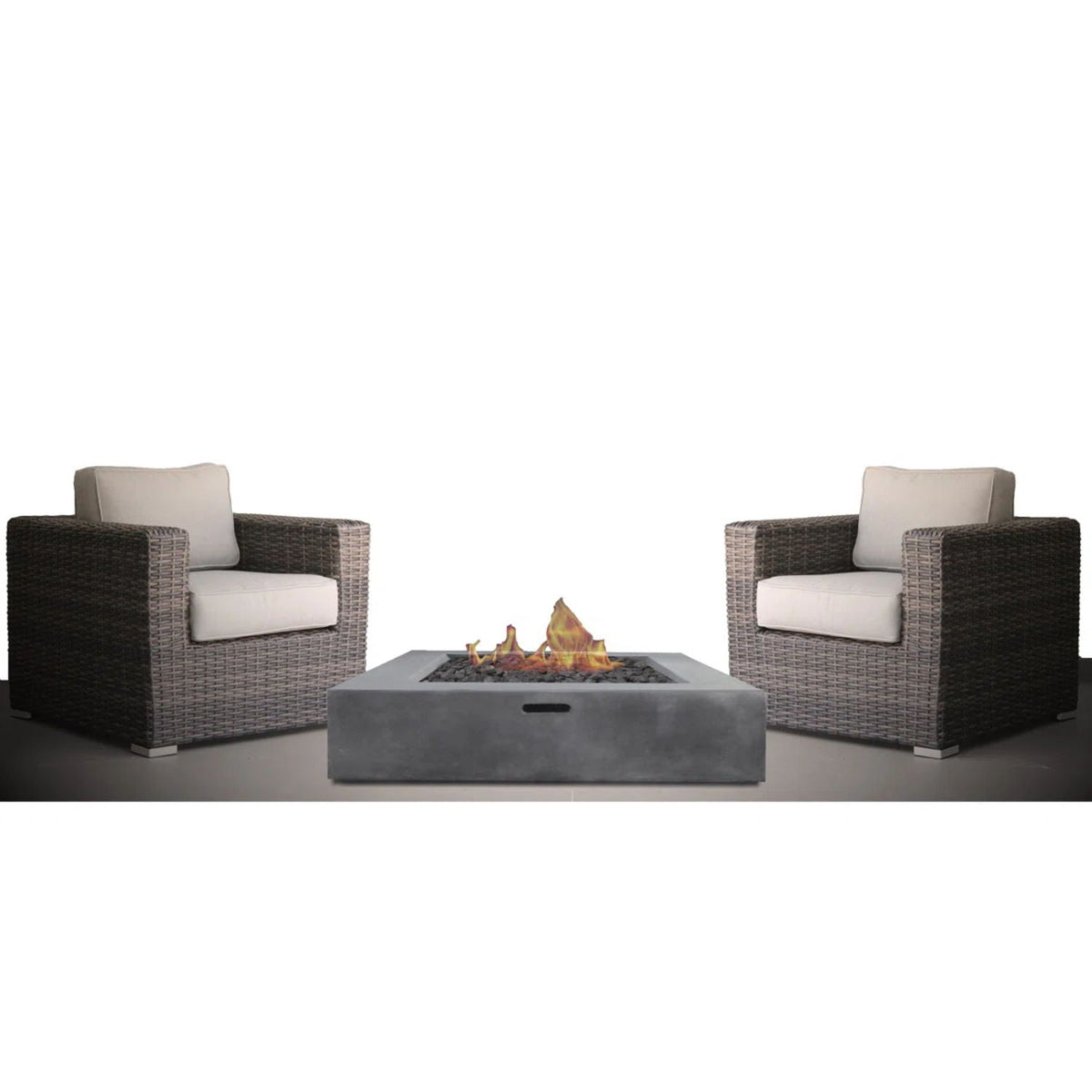 Wicker Patio Conversation Set