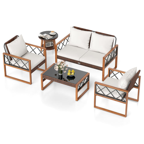 Acacia Wood Patio Set