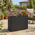 Rattan Raised Garden Bed